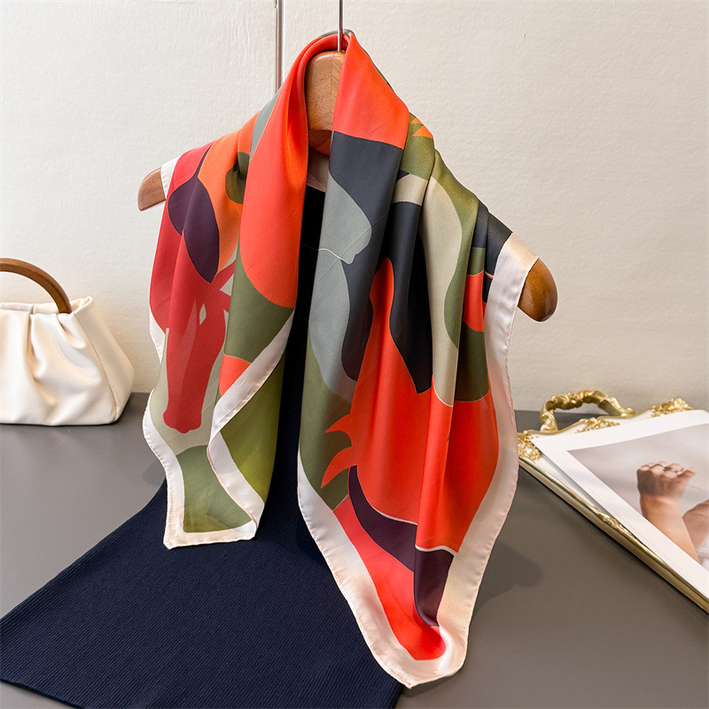 2026 New Women Square Scarf Im - Scarf Silk Square review and price